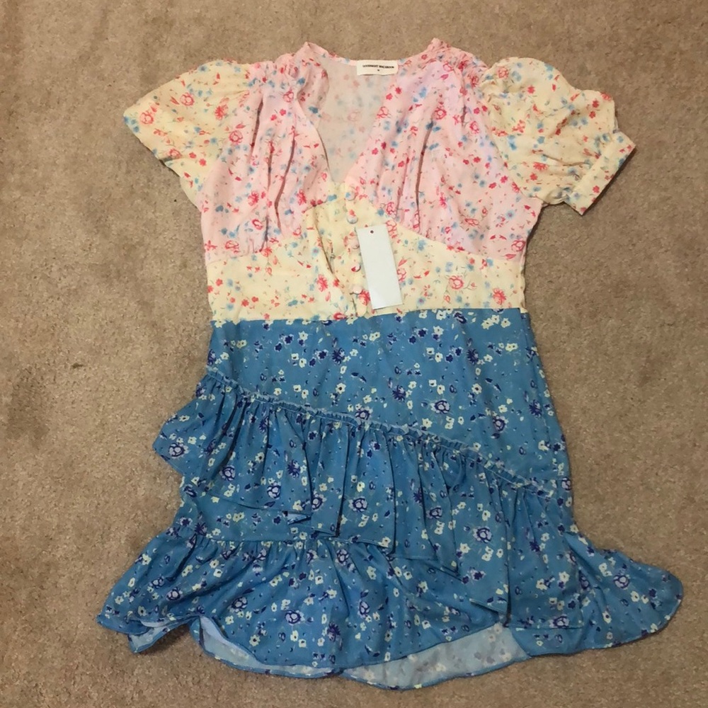 Floral 3 tones dress